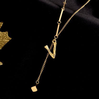 Personalized Monogram Letter Necklace