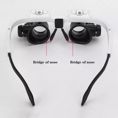 Precise LED Magnifying Glasses for Crafting and Detail Work