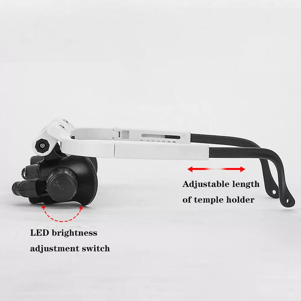 Precise LED Magnifying Glasses for Crafting and Detail Work
