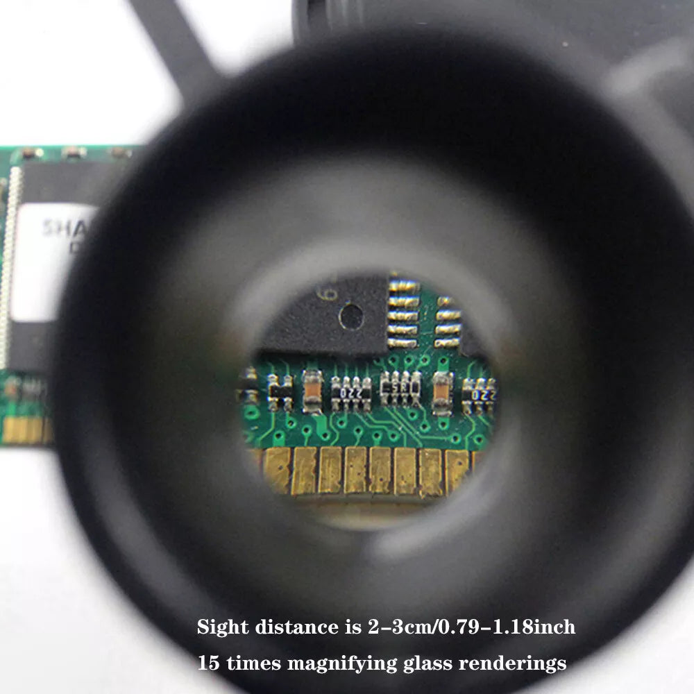 Precise LED Magnifying Glasses for Crafting and Detail Work