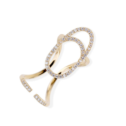 Edgy Metal Slim Stacking Rings