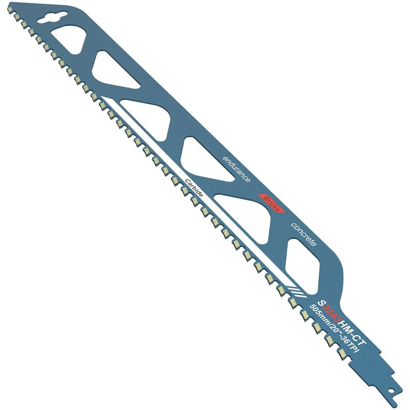 Heavy-Duty Reciprocating Saw Blade for Brick, Concrete, and Masonry