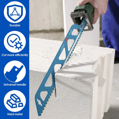 Heavy-Duty Reciprocating Saw Blade for Brick, Concrete, and Masonry