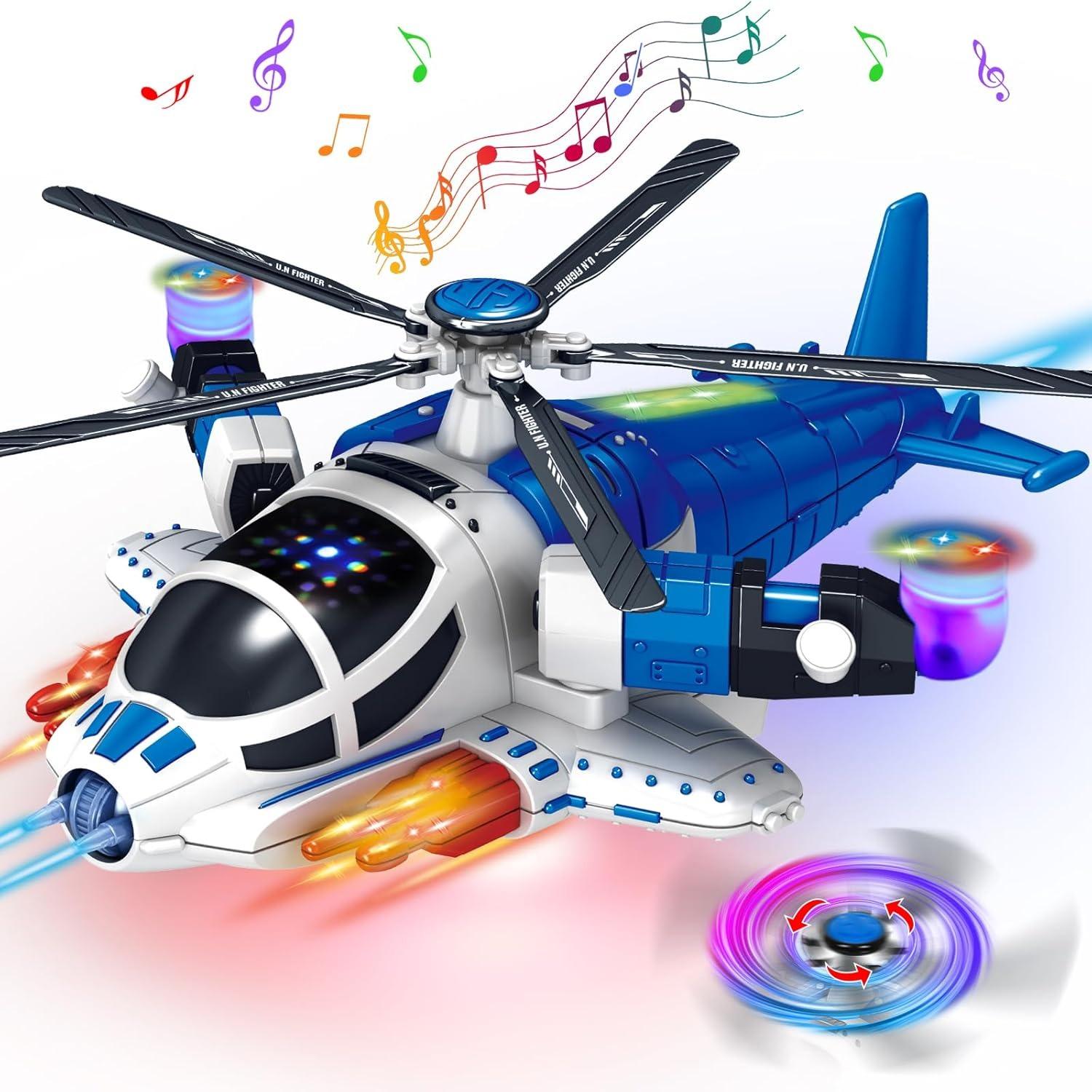 Fun Kids Remote Control Spin Helicopter Toy - Halri