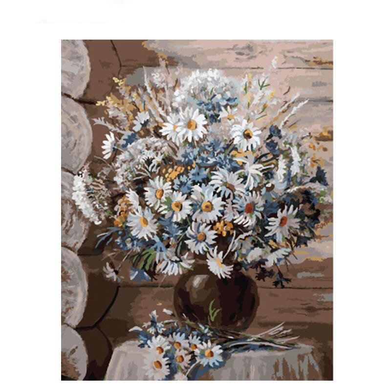 Colorful Floral Paint by Number Kit