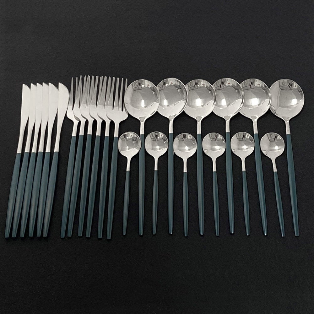 Luxury Golden Flatware Set
