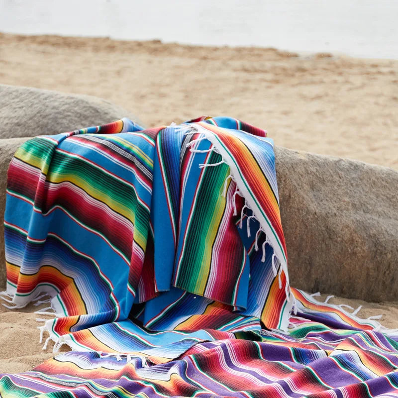 Colorful Fiesta Throw Blanket