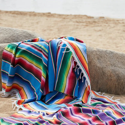 Colorful Fiesta Throw Blanket