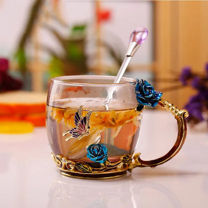 Clear Glass Mug Gift Set for Mom