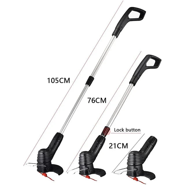 Cordless Rechargeable Lawn Edger Grass Cutter Trimmer