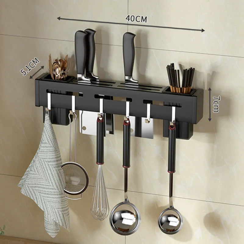 Modern Stainless Steel Wall Knife Rack - Halri