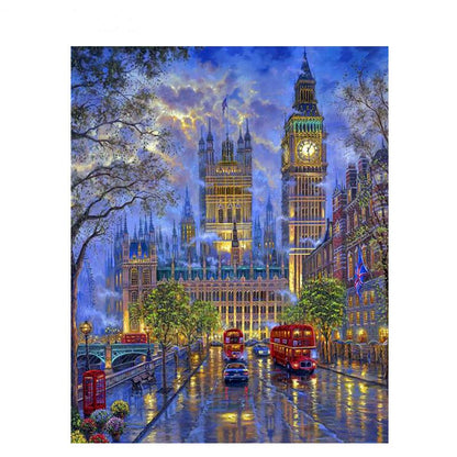 Urban Skyline Paint by Numbers Kit