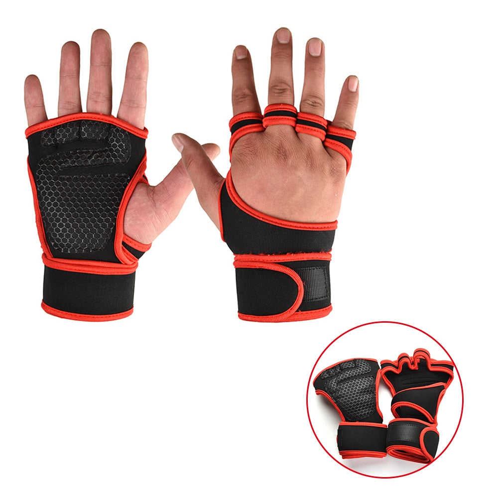 High Grip Ventilated Workout Training Gloves