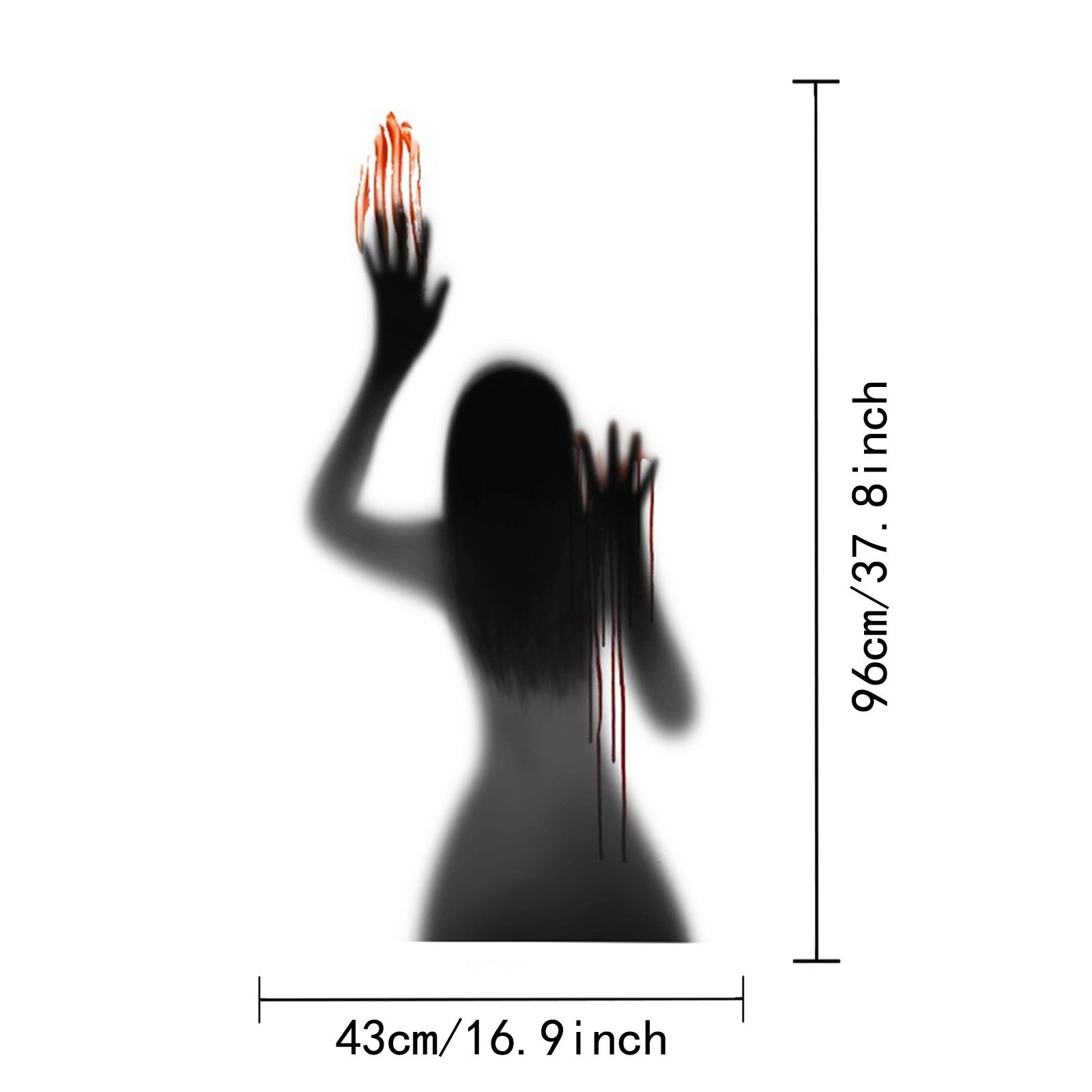 Spooky Ghost Decorative Window Cling - Halri
