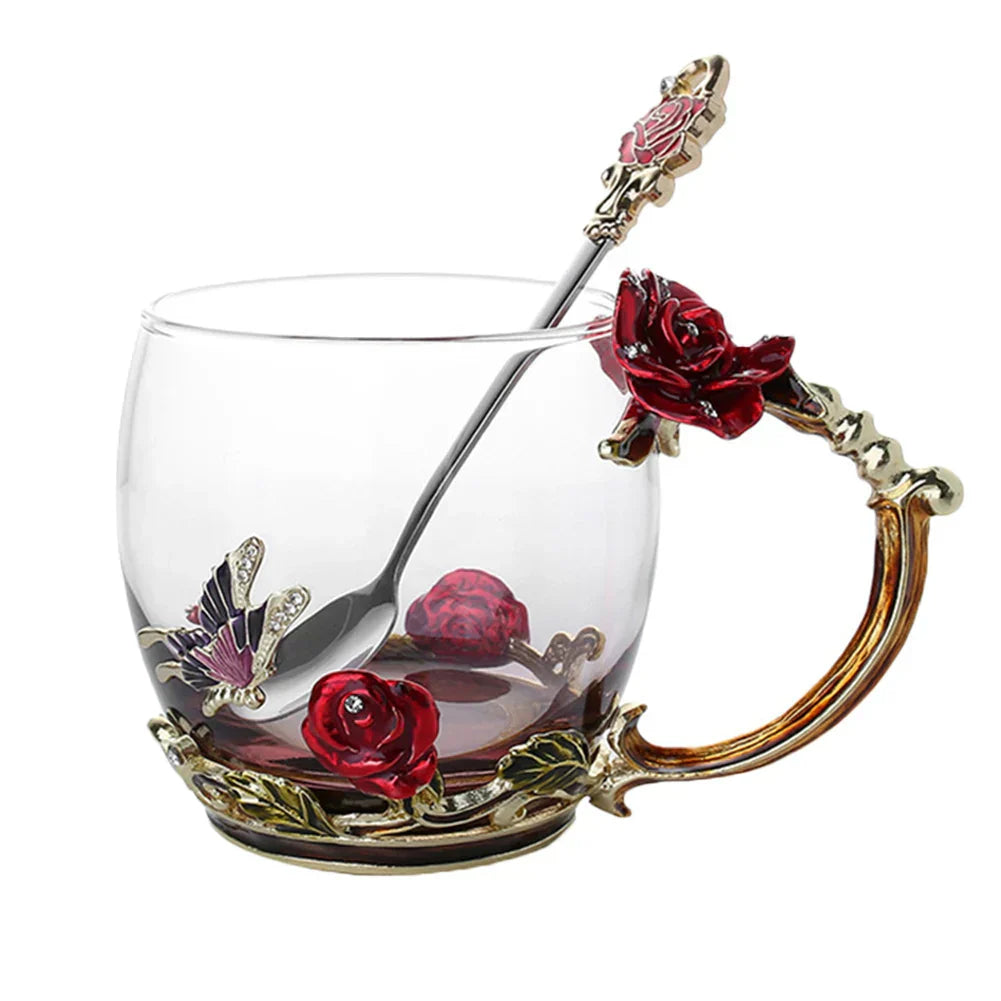 Clear Glass Mug Gift Set for Mom