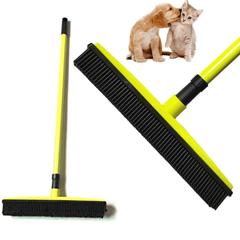 Gentle Pet Hair Removal Brush with Soft Rubber