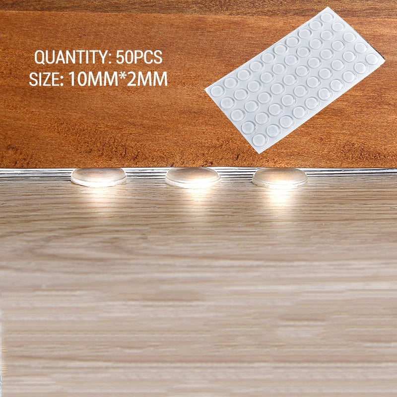 Soft Touch Adhesive Silicone Cabinet Bumper Pads