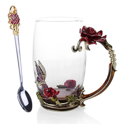 Clear Glass Mug Gift Set for Mom