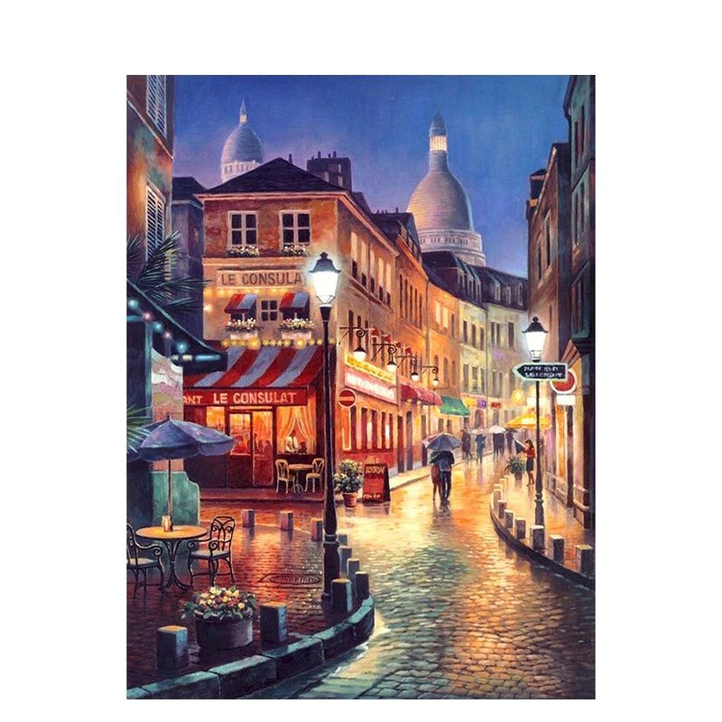 Urban Skyline Paint by Numbers Kit