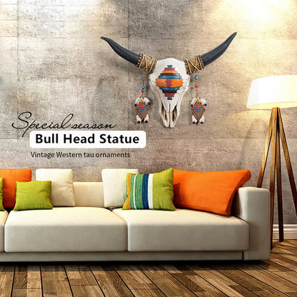 Unique Bull Figurine Decor Statue