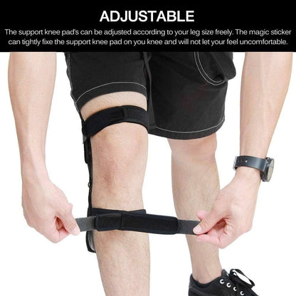 Hinged Joint Support Knee Bandage – Bionic Knee Sleeve with Spring Support, Breathable, Easy to Wear and Remove