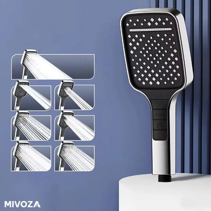 Powerful Shower Head with 7 Settings and Pause Button - Halri