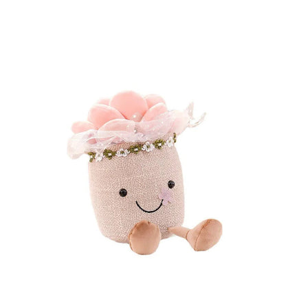 Happy Floral Teddy Plush Toy