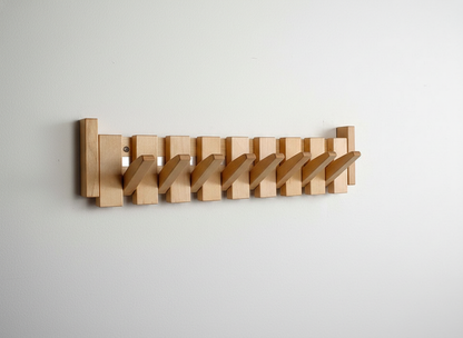Traditional Wooden Entryway Coat Hook