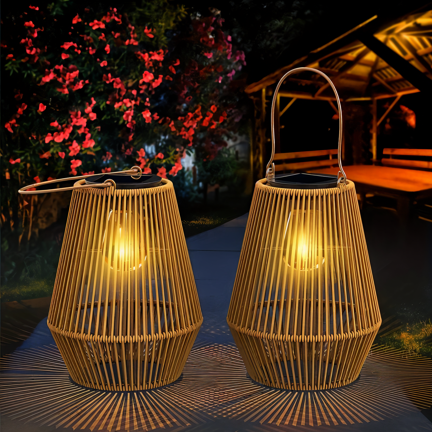 Eco Friendly Bamboo Solar Powered Lamp - Halri