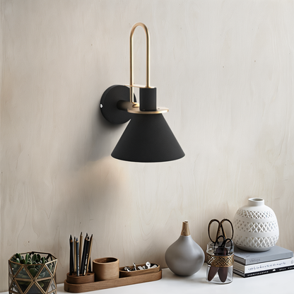 Modern LED Wall Light with Unique Trumpet Shape - Halri