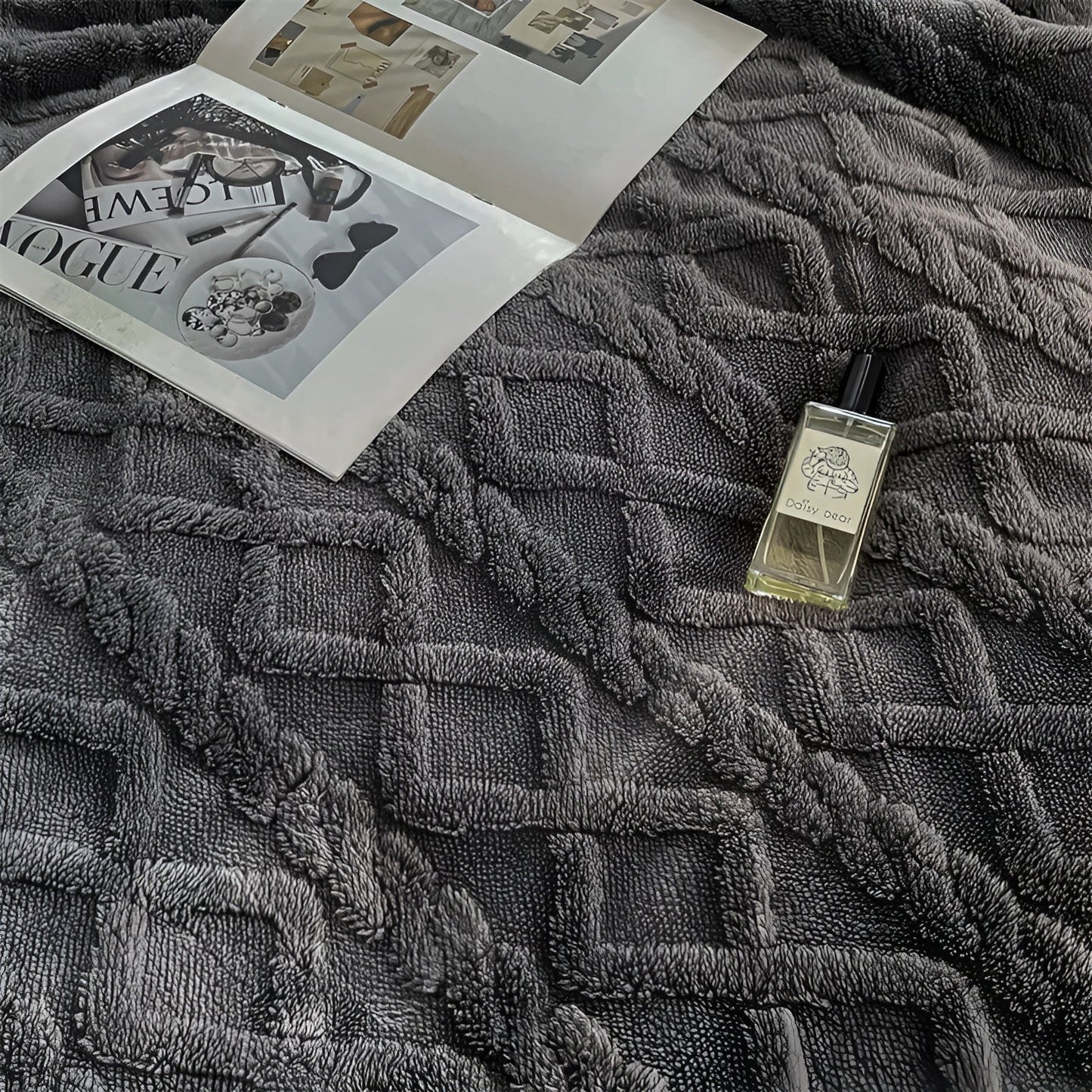 Cozy Plush Reversible Winter Blanket