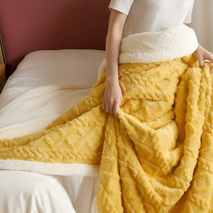Cozy Plush Reversible Winter Blanket