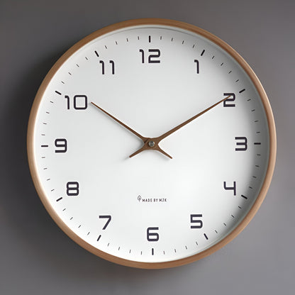 Simple Wood Wall Clock for Home and Office Decor