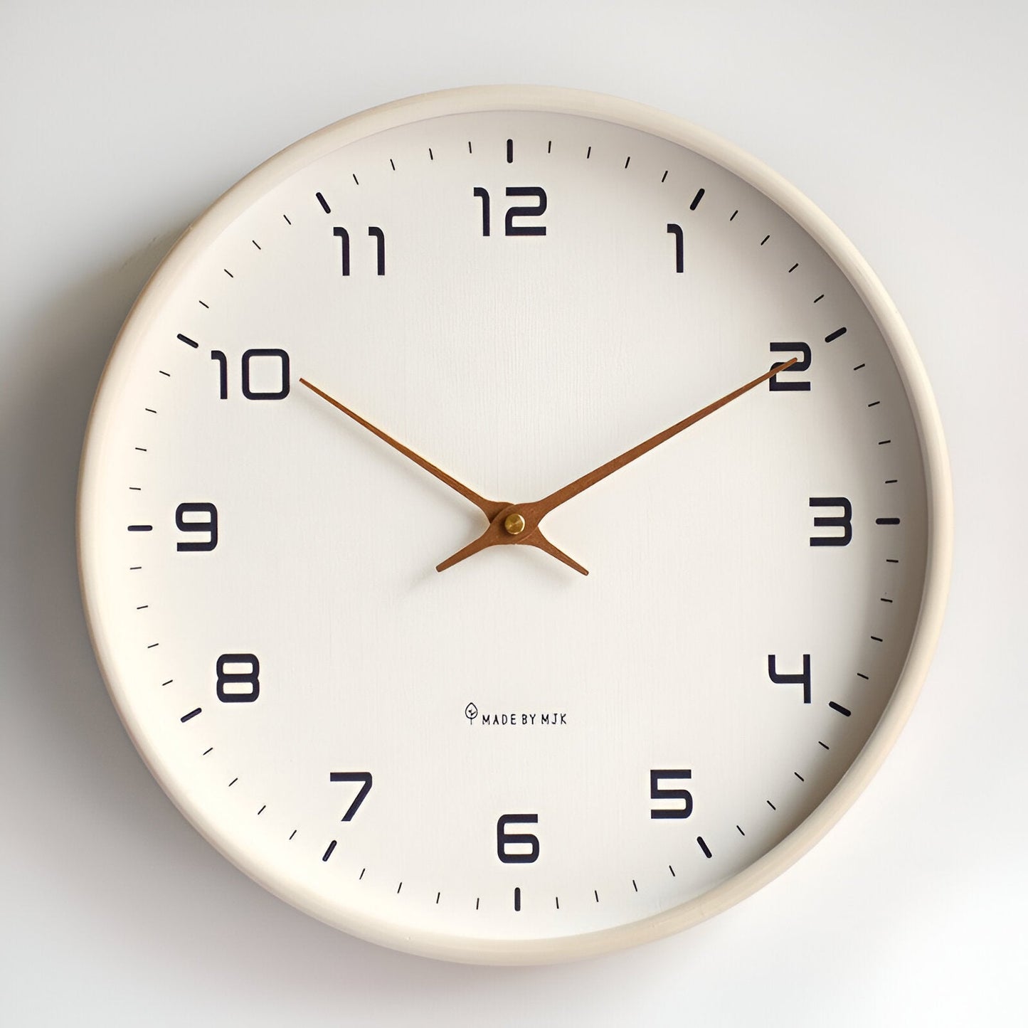 Simple Wood Wall Clock for Home and Office Decor