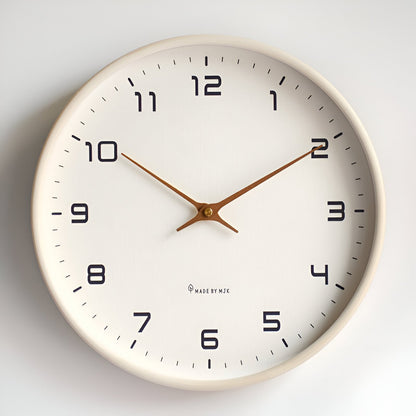 Simple Wood Wall Clock for Home and Office Decor