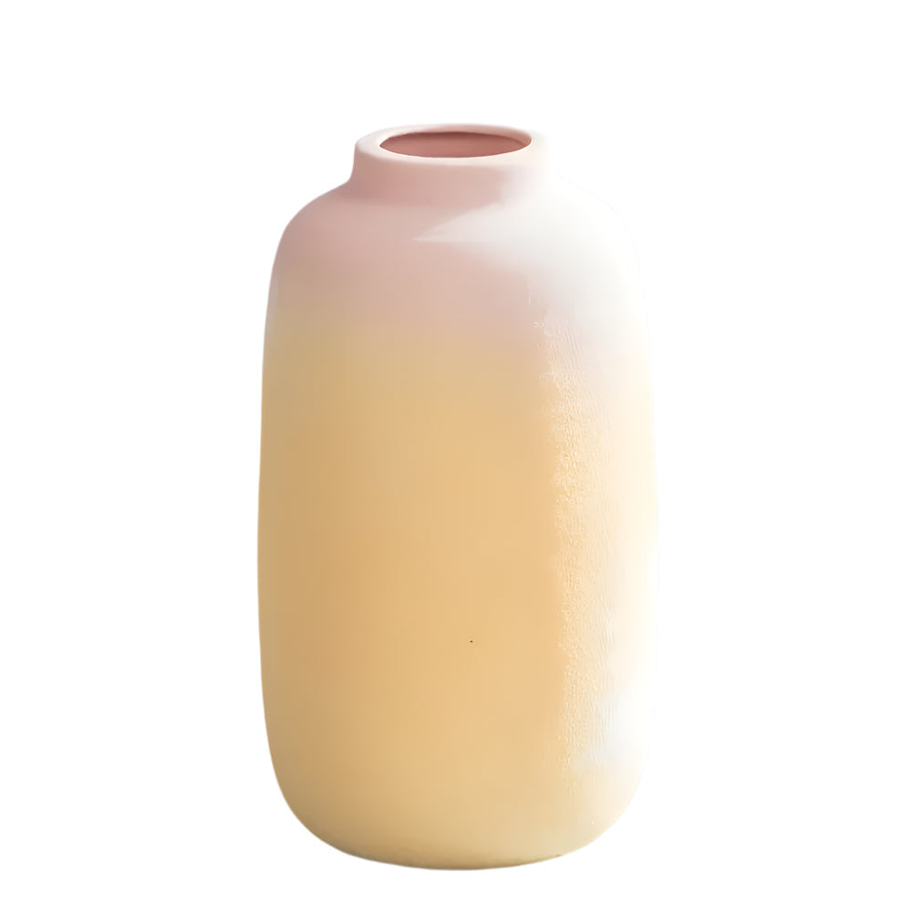 Colorful Ceramic Decor Vase in Pastel Shades