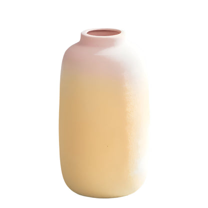 Colorful Ceramic Decor Vase in Pastel Shades