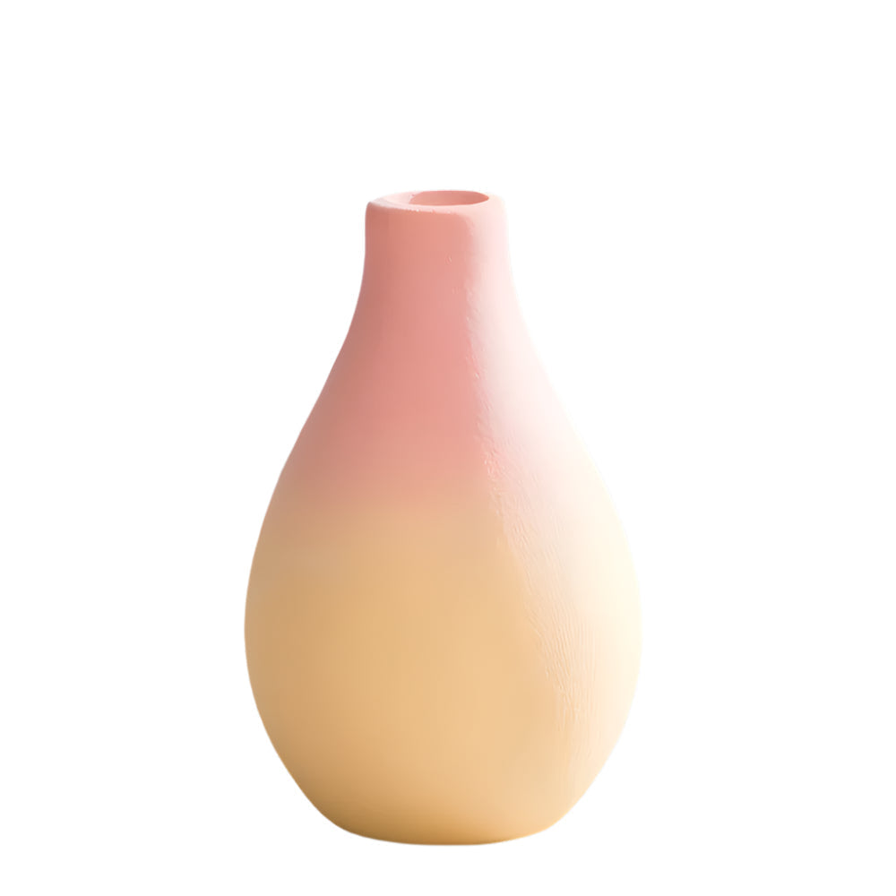 Colorful Ceramic Decor Vase in Pastel Shades