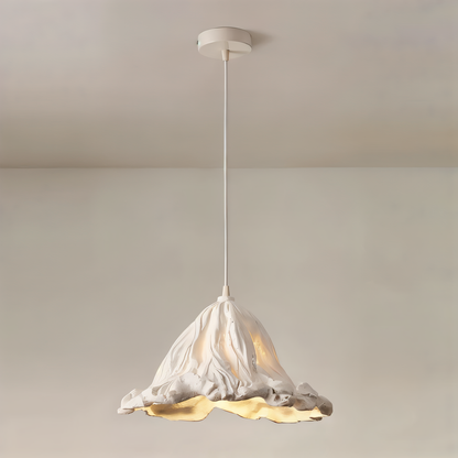 Unique Resin Pendant Light with Lava Pattern