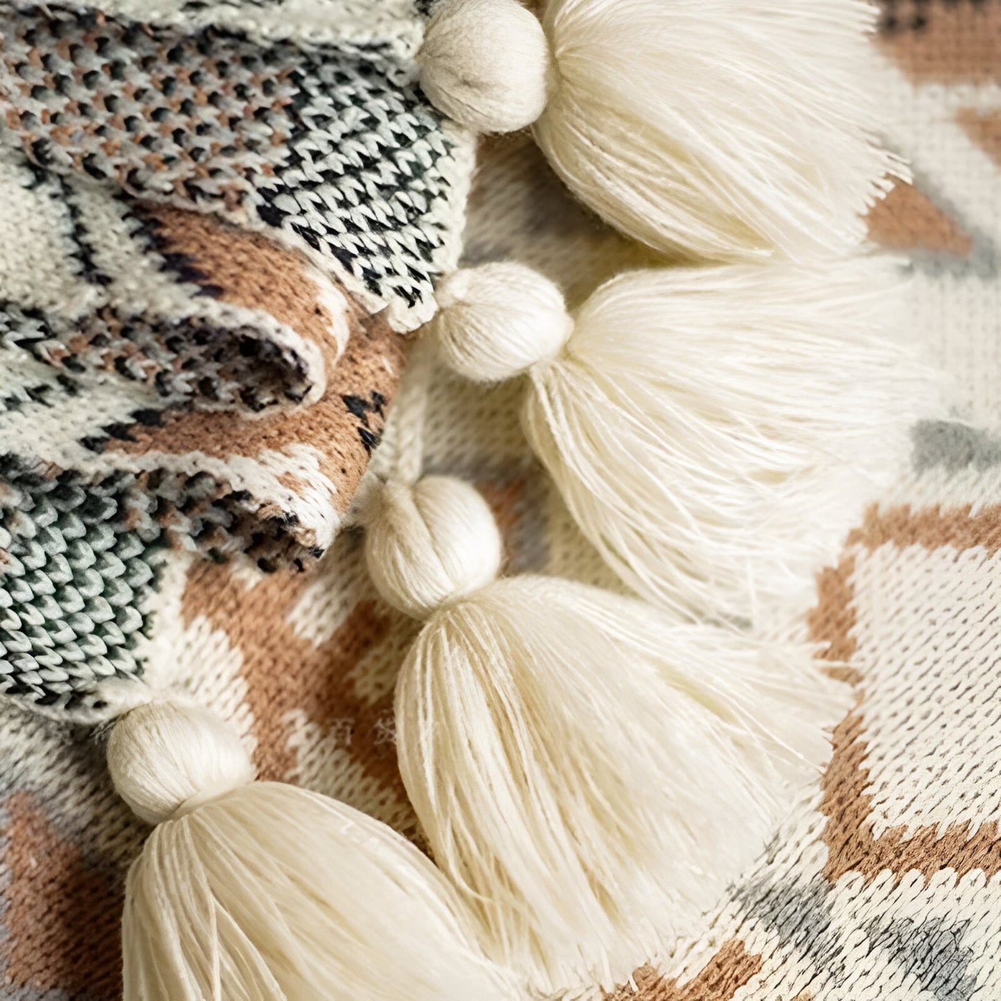 Colorful Chic Fuzzy Throw Blanket