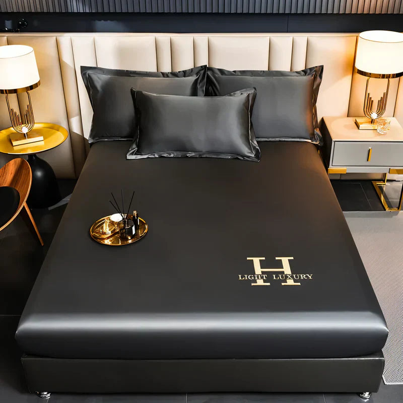Soft Luxe Satin Duvet Cover with Glossy Finish