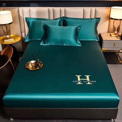 Soft Luxe Satin Duvet Cover with Glossy Finish