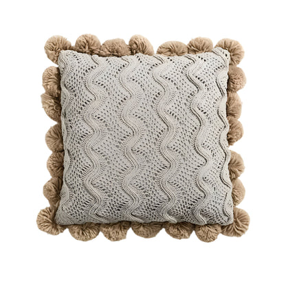 Colorful Tassel Throw Pillow Cover in Bohemian Design