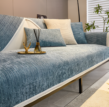 Plush Velvet Couch Slipcover - Halri