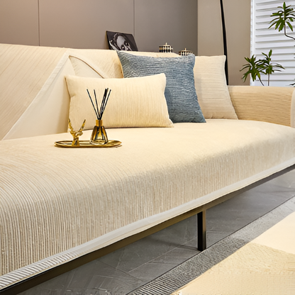 Plush Velvet Couch Slipcover