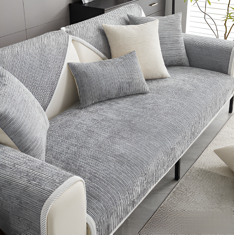 Plush Velvet Couch Slipcover