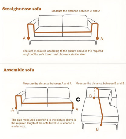 Plush Velvet Couch Slipcover