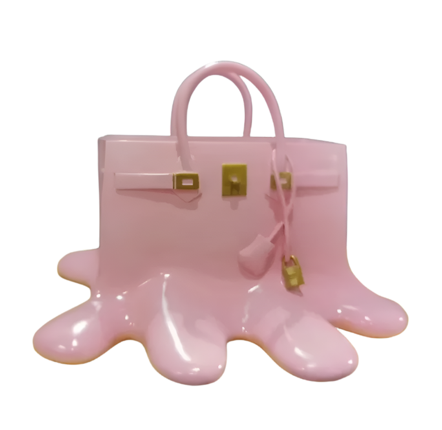Fashionable Purse Shaped Resin Decor Vase