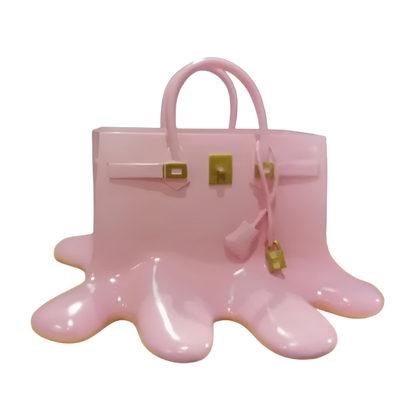 Fashionable Purse Shaped Resin Decor Vase