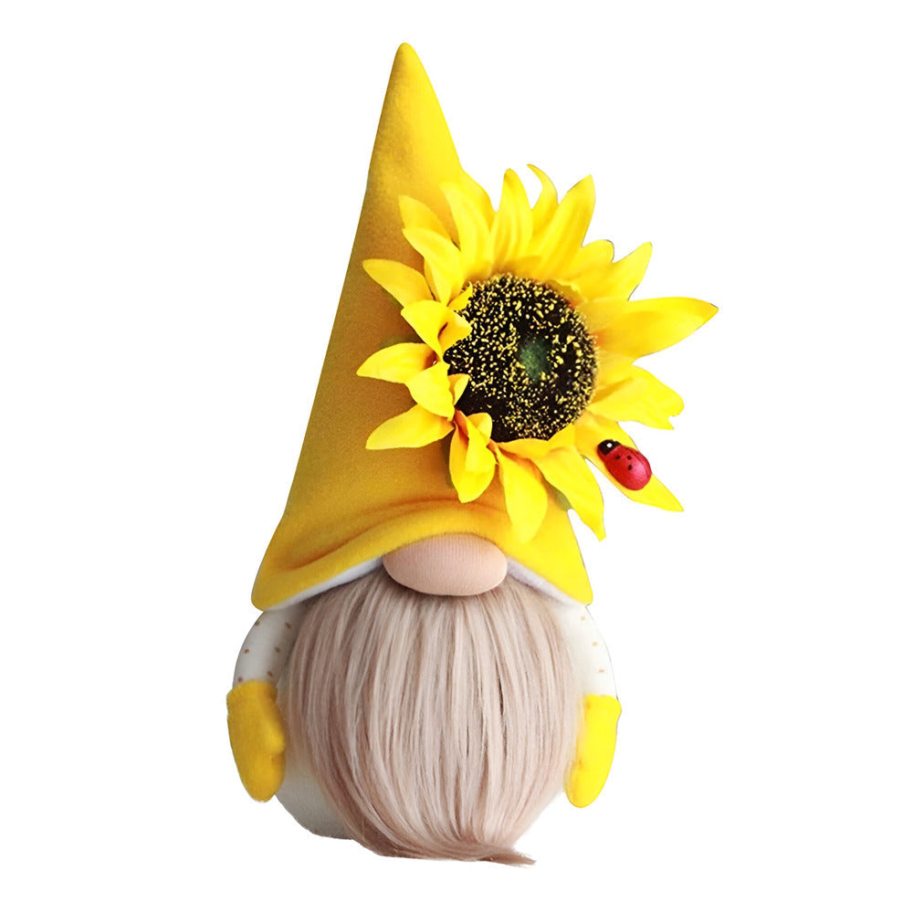 Adorable Artisan Gnome Statue with Bright Flower